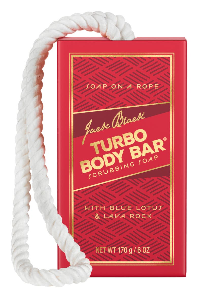 Turbo Body Bar Scrubbing Soap-on-a-Rope (Limited Edition), Main, color, NO COLOR