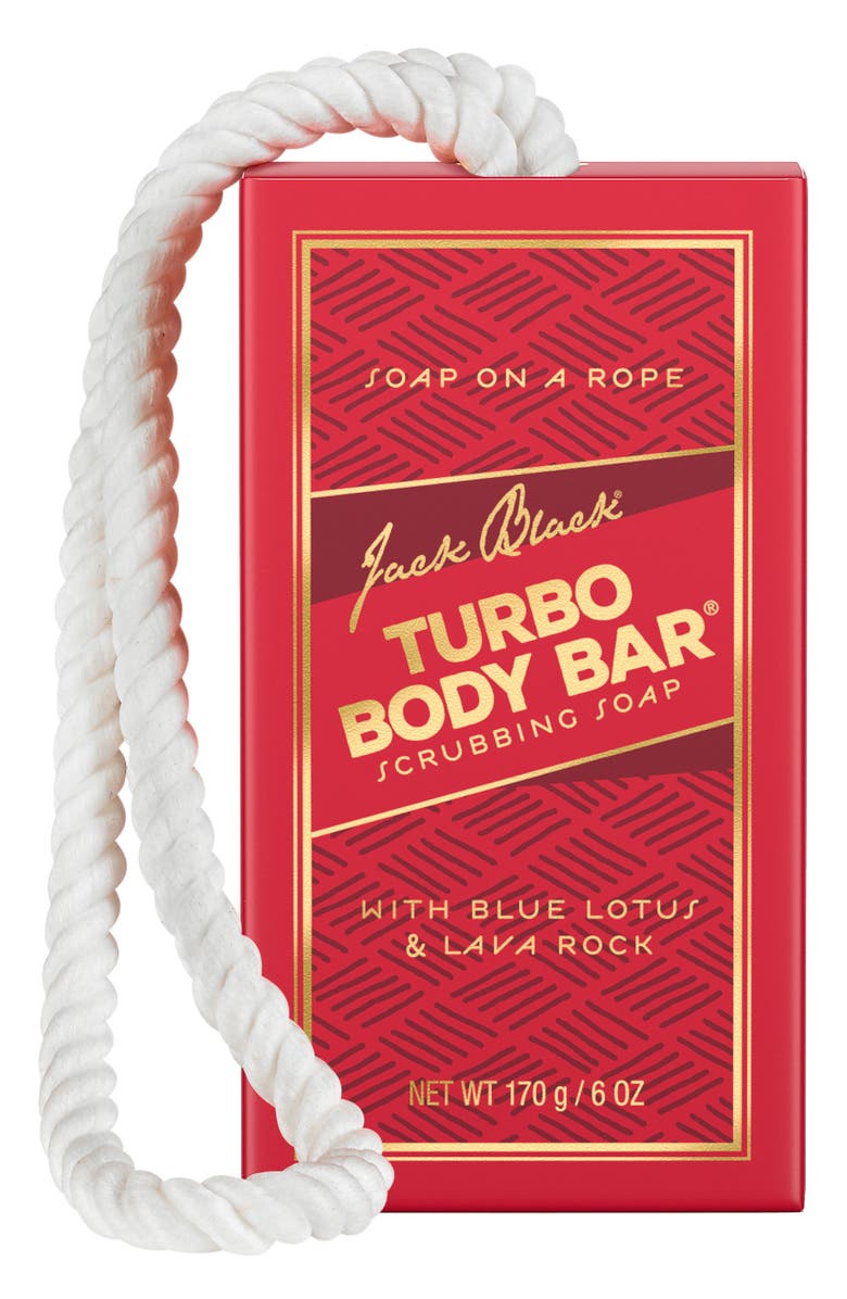 Jack Black Turbo Body Bar Scrubbing Soap-on-a-Rope, Main, color,