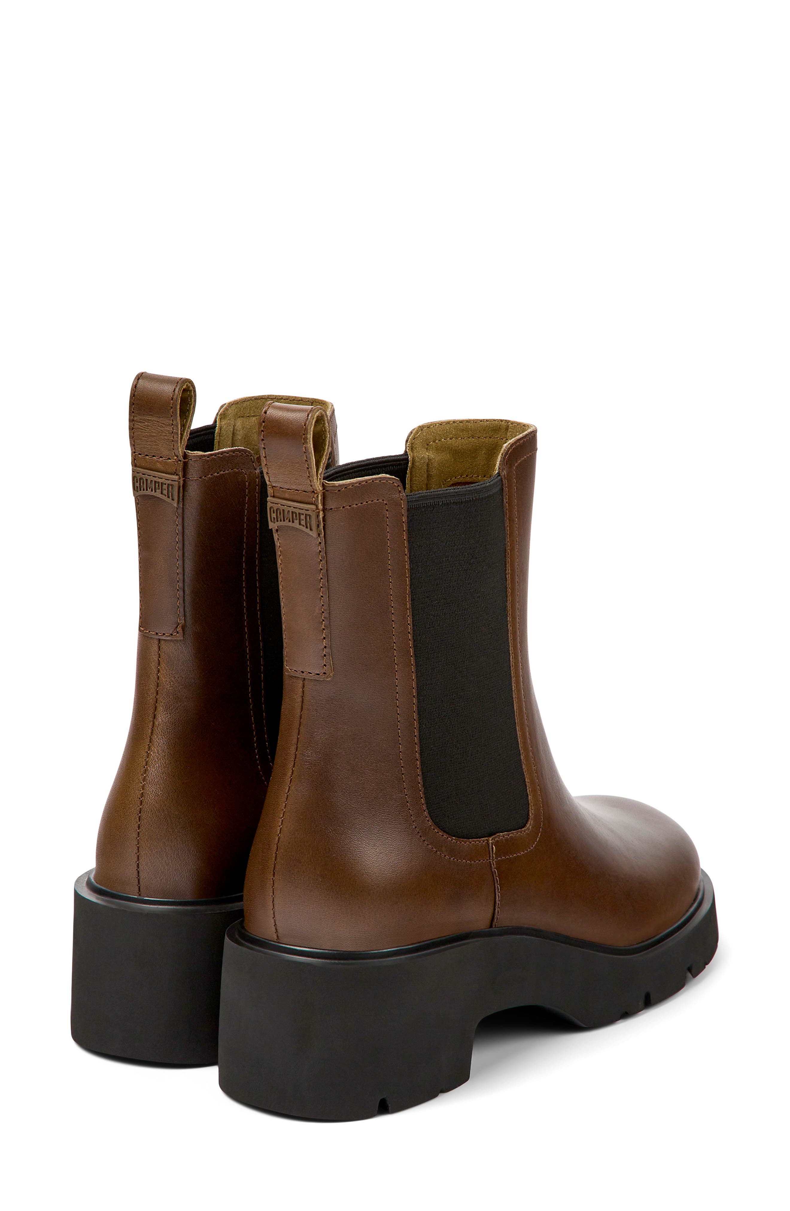 Milah Chelsea Boot, Alternate, color, MEDIUM BROWN