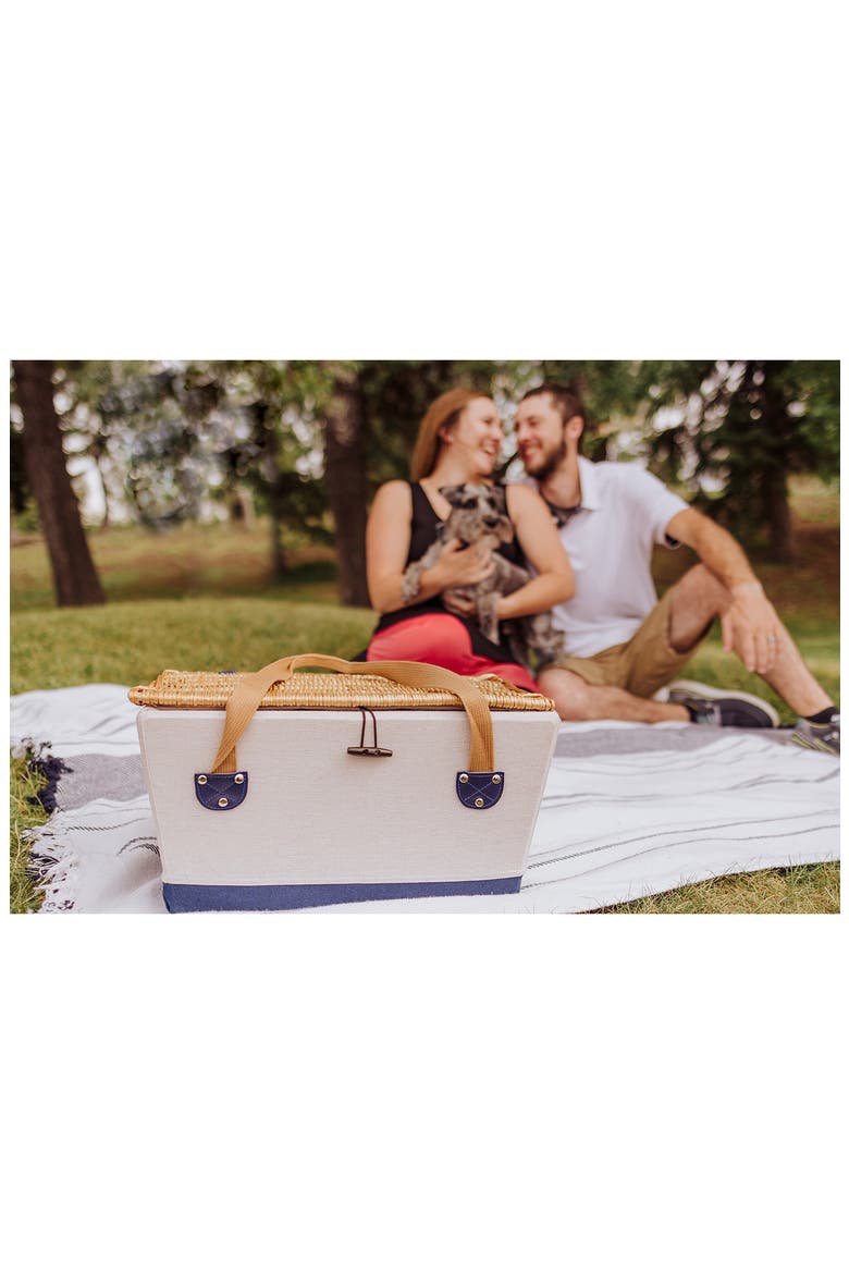 Boardwalk Picnic for 4 Basket Set, Alternate, color, BEIGE