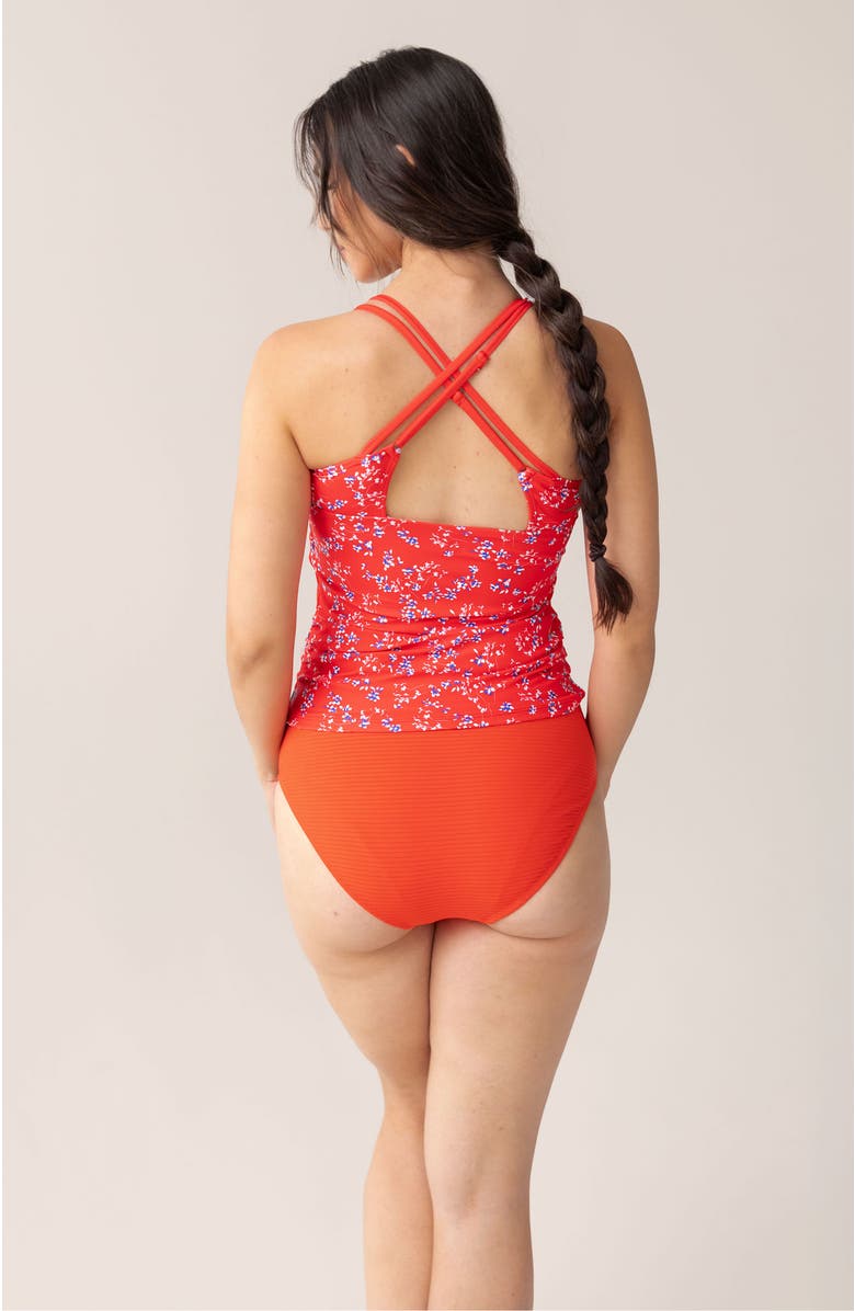 Nani Underwire Tankini, Alternate, color, Cardinal