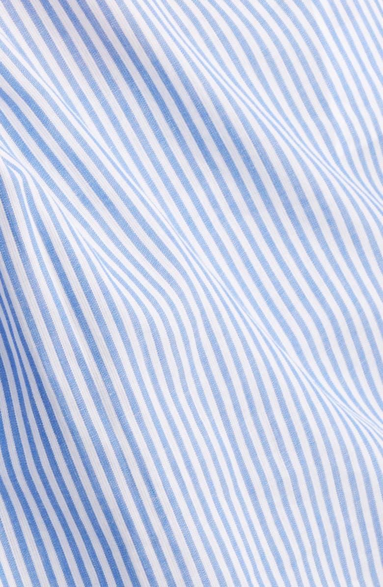 BOSS Bawari Stripe Twist Front Cotton Shirt, Alternate, color, 