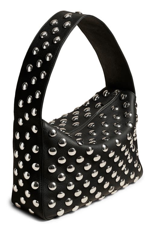 Khaite Elena Stud Detail Shoulder Bag In Black