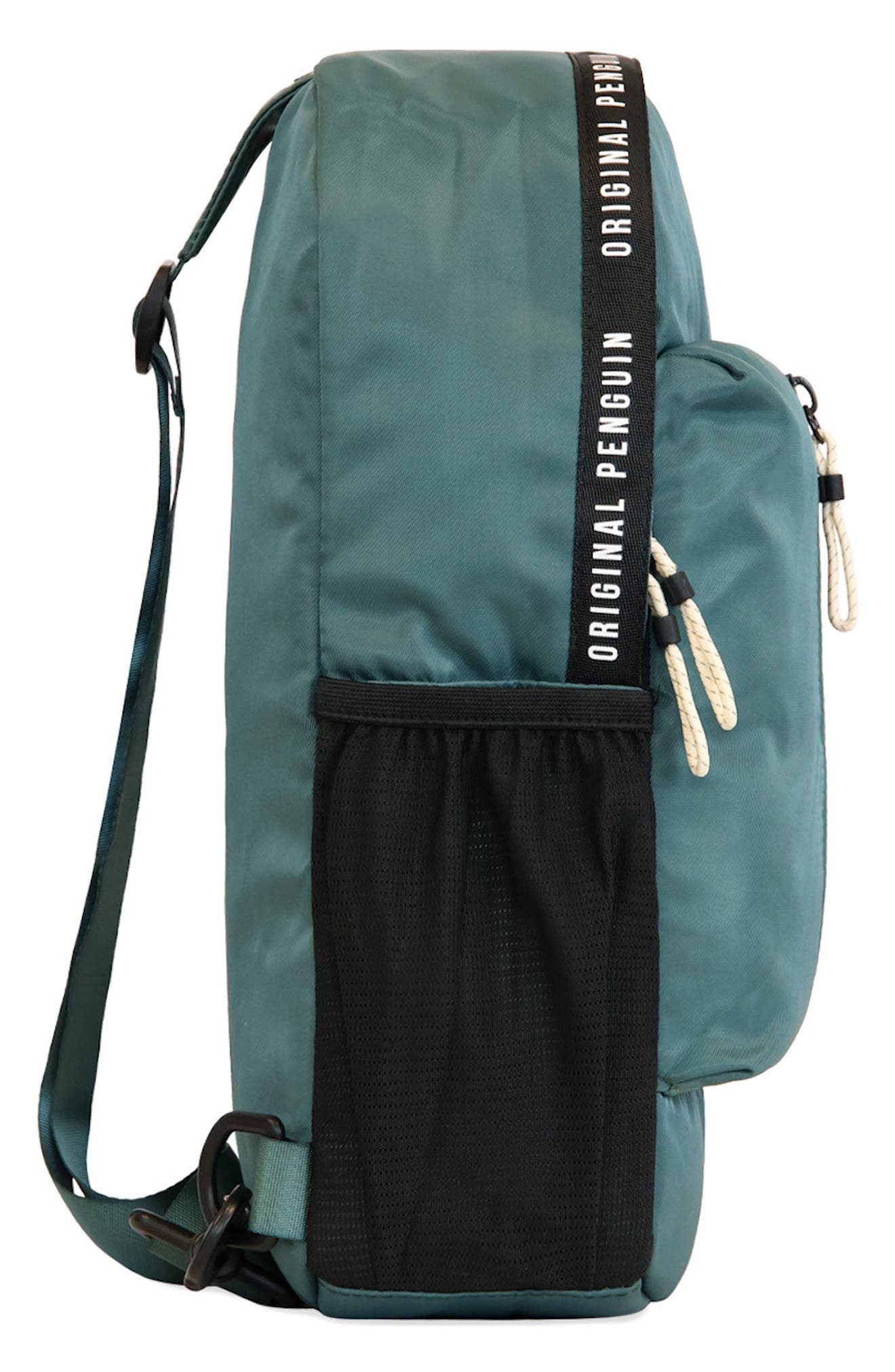 Original Penguin Large Sport Crossbody Bag, Alternate, color, Sea Pine