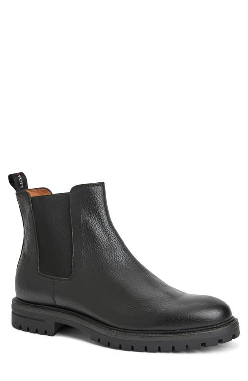 Bruno Magli Hayden Chelsea Boot in Black Tumbled 