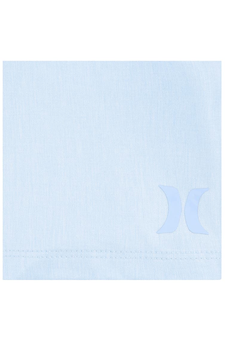 Kids' Stretch Heathered Hybrid Shorts, Alternate, color, BLUE ICE