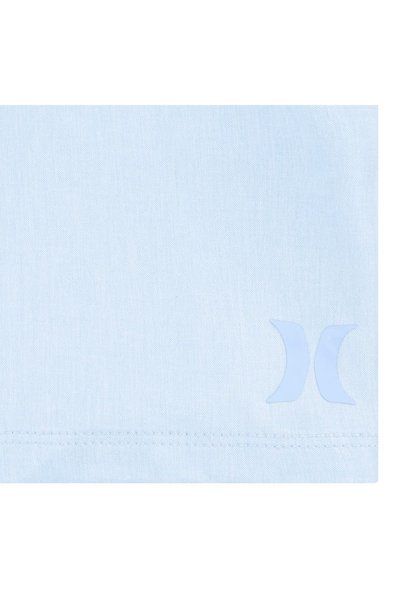 Hurley Kids' Stretch Heathered Hybrid Shorts, Alternate, color, Blue Ice