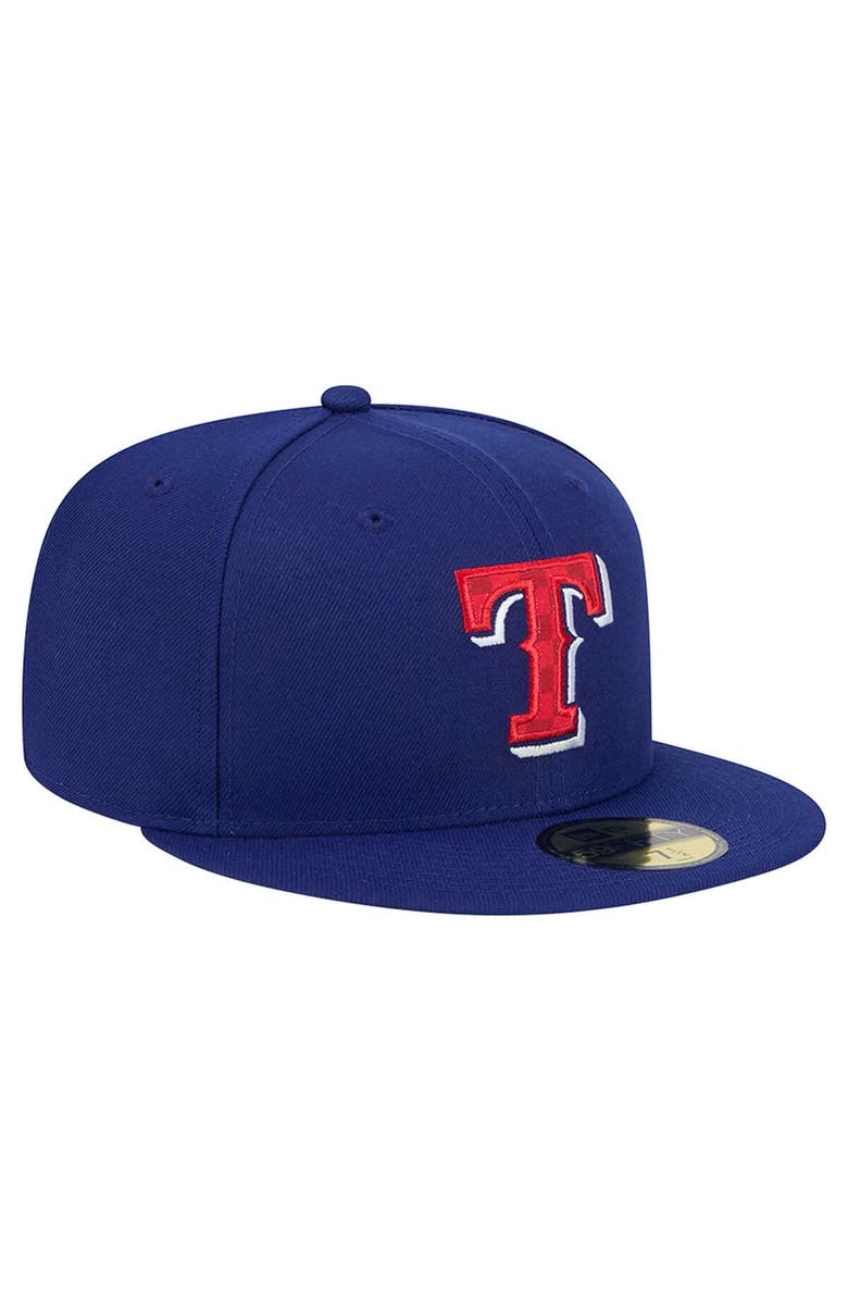 New Era Men's New Era Royal Texas Rangers Checkered Undervisor 59FIFTY Fitted Hat, Alternate, color, 