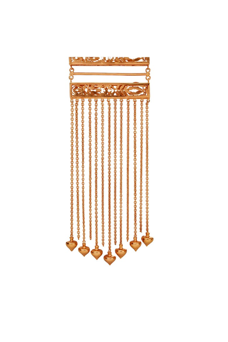 Inaayat Necklace, Alternate, color, Antique Gold Plated