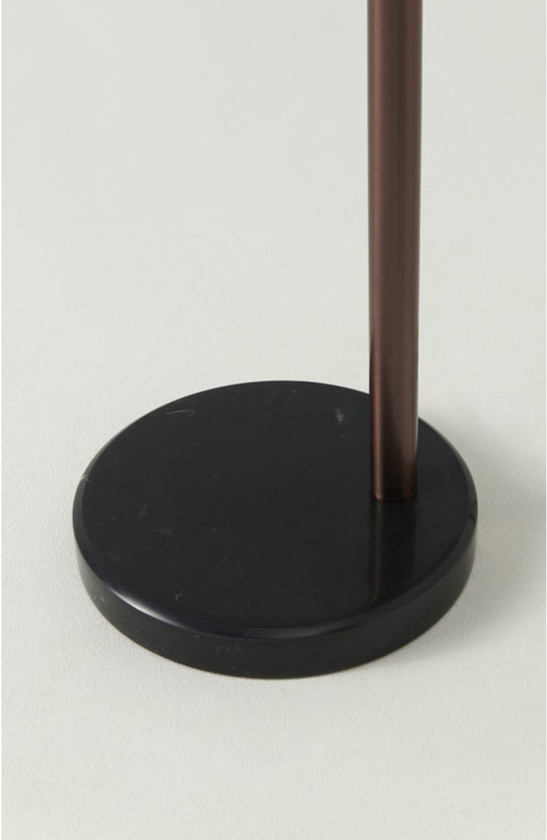 Brightech Trilage 84" Adjustable Tall LED Floor Lamp with 3 Fabric Drum Shades, Bulbs Included, Alternate, color, Metallic Bronze