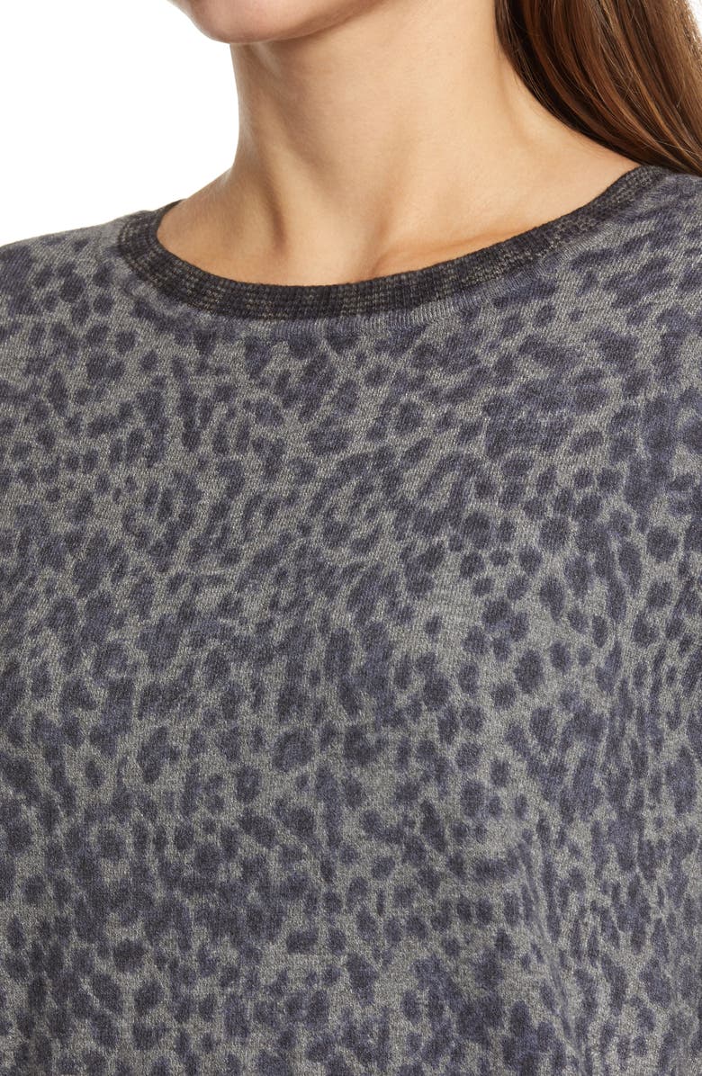 Wit & Wisdom Leopard Print Sweater, Alternate, color,