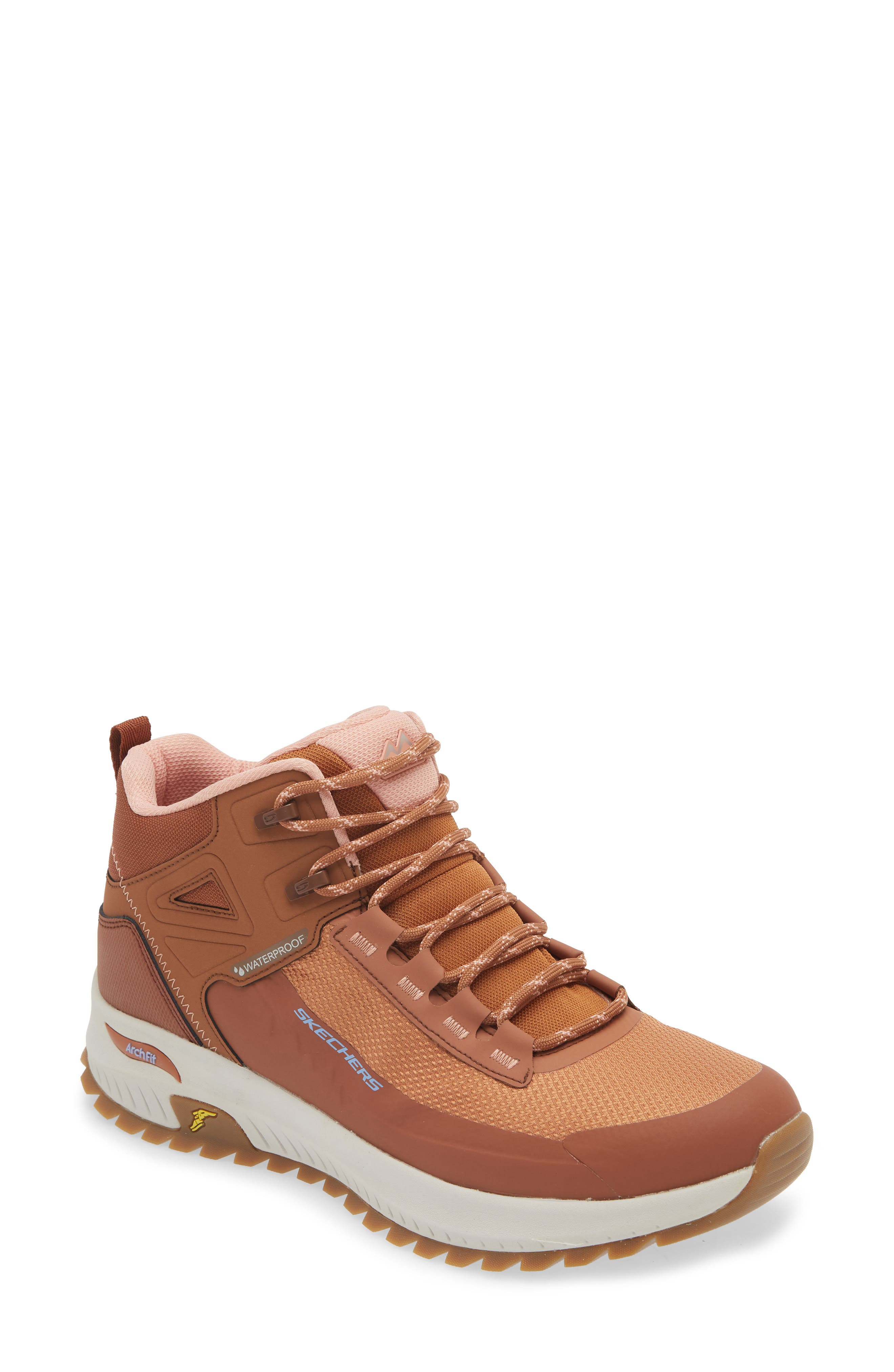 Arch Fit® Discover Waterproof Hiking Shoe, Main, color, CLAY