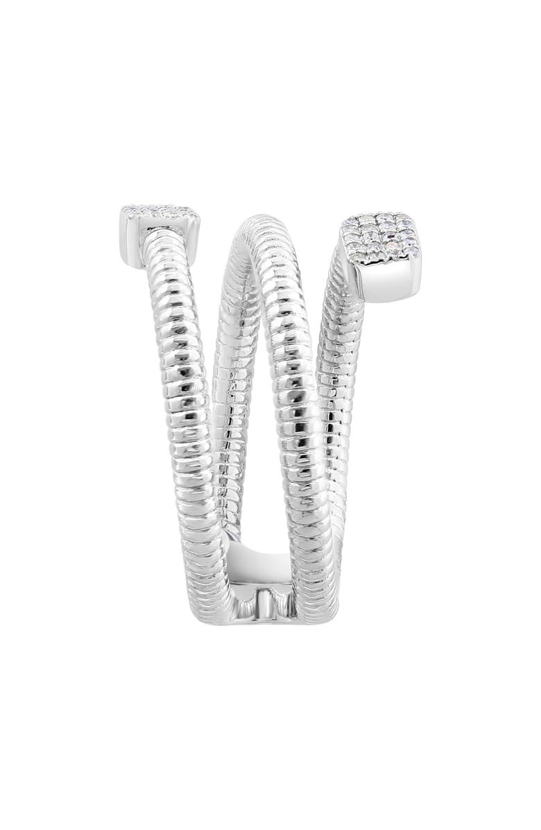 EFFY Sterling Silver Diamond Pavé Ring - 0.11ct, Alternate, color, Sterling Silver