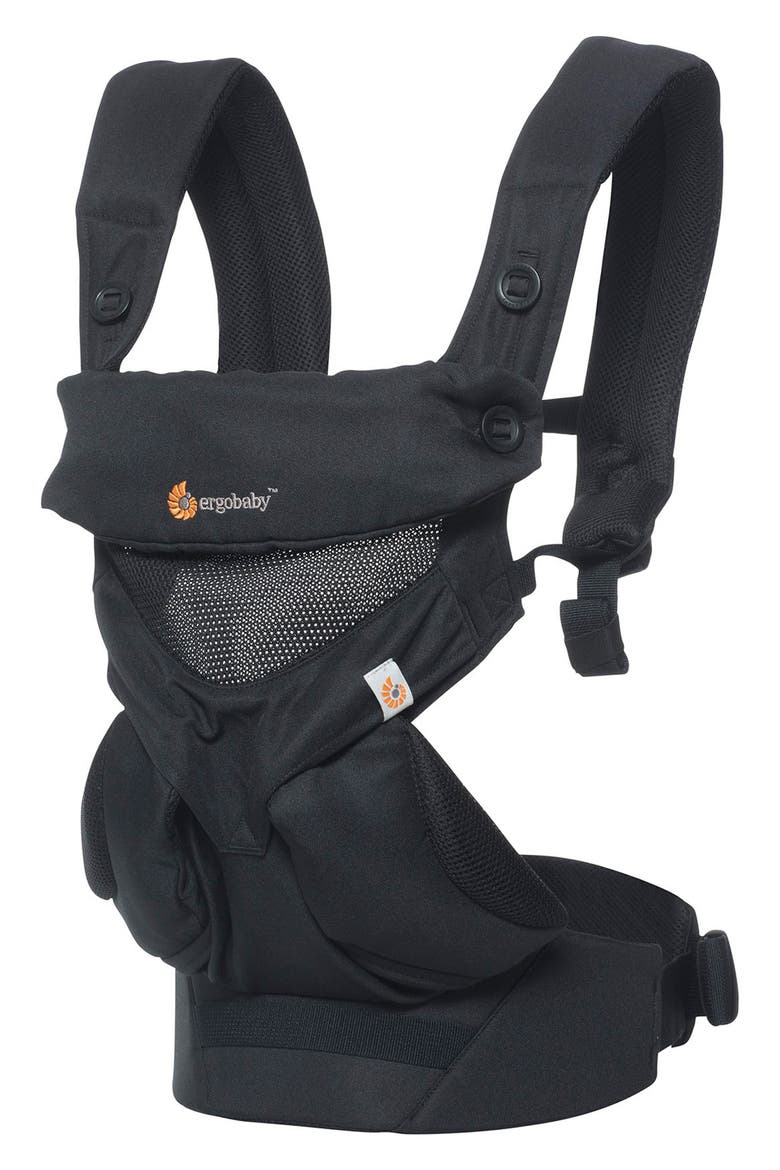 Four Position 360 - Cool Air Baby Carrier, Main, color, ONYX BLACK