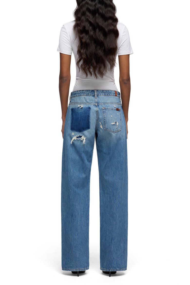 Low Straight Leg Jeans, Alternate, color, SHADOWCREST
