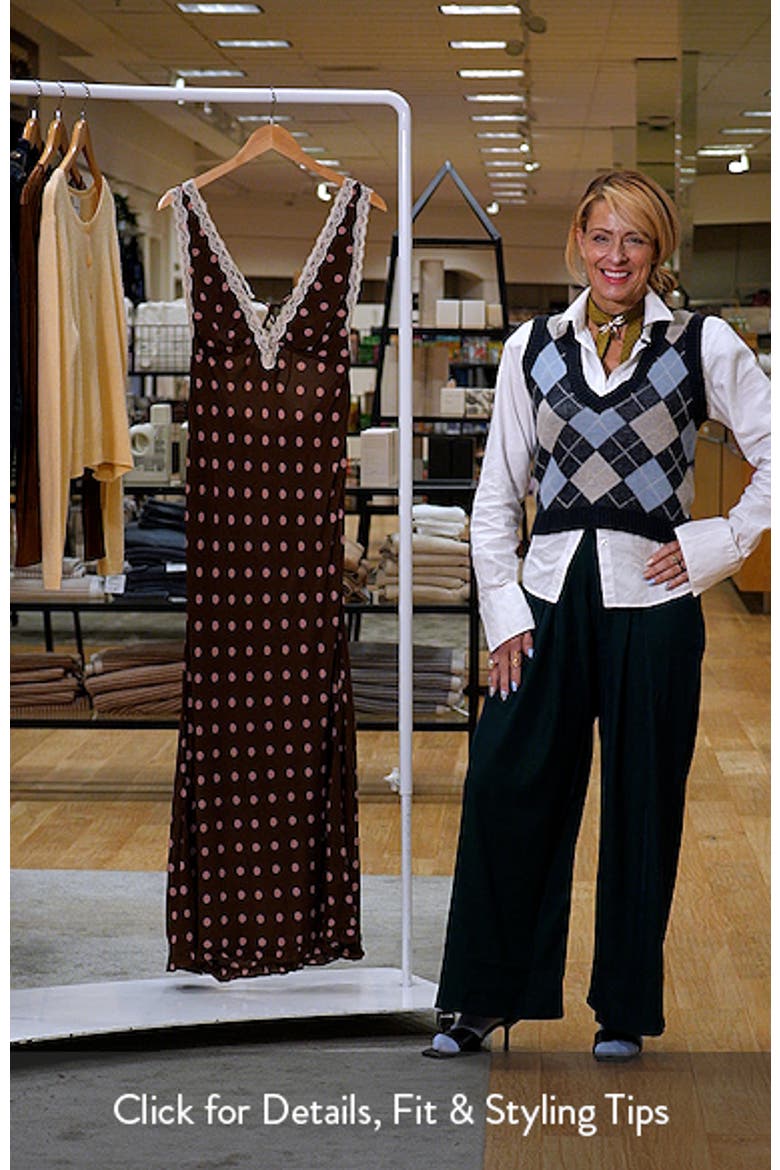Eyes on You Lace Trim Open Back Maxi Cover-Up Dress video