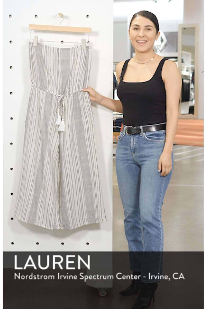 Strapless Cover-Up Culotte Jumpsuit video