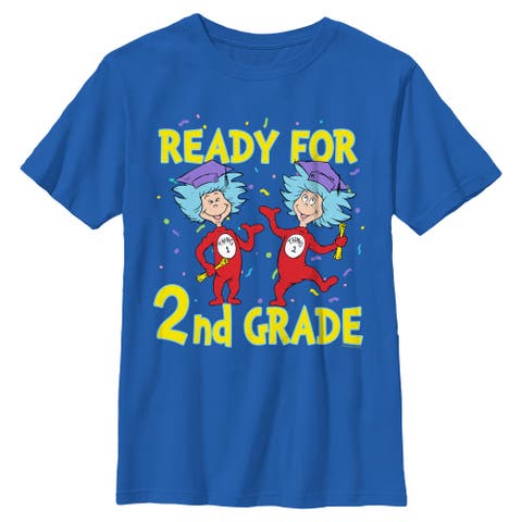 Boy's Dr. Seuss Ready For Second Grade  Graphic T-Shirt