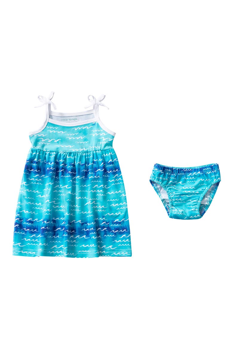 Nalu Dress & Bloomers, Main, color, BLUE