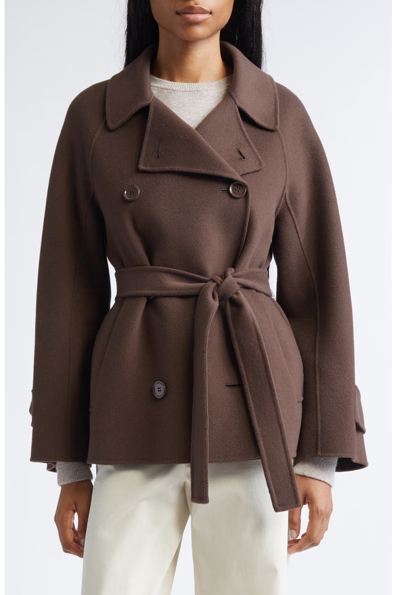 Louise Short Wool Double Face Coat (Women) | Nordstrom