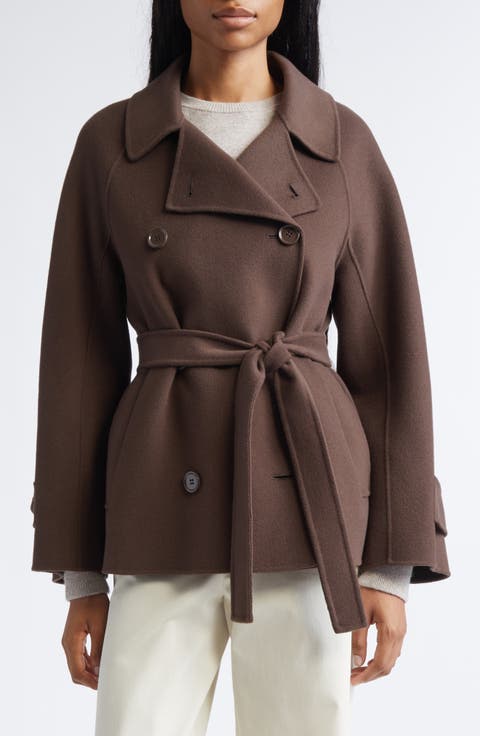 Louise Short Wool Double Face Coat