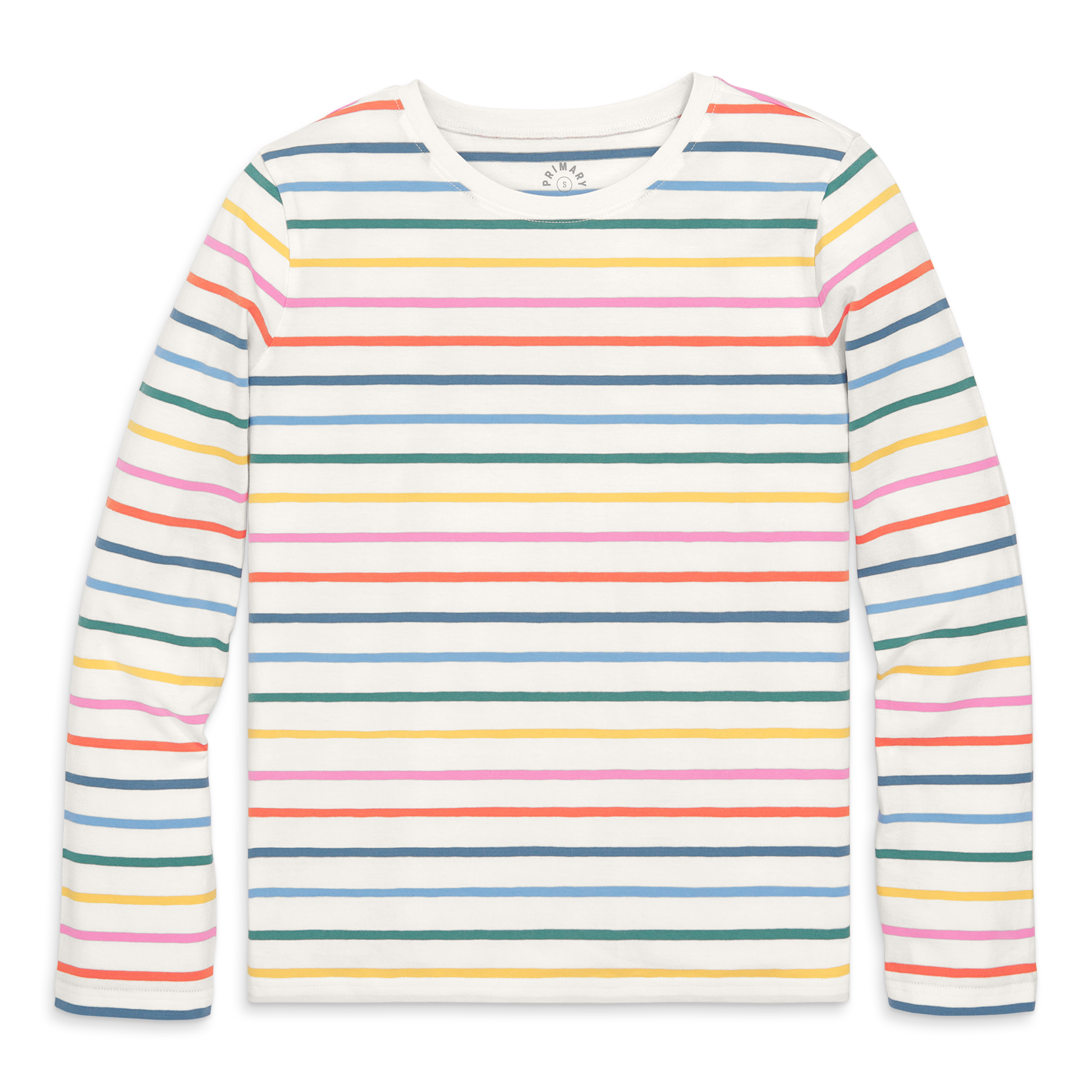 selected Ivory Rainbow Stripe New