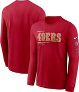 Nike Men's Nike Scarlet San Francisco 49ers Play to Win Essential Long Sleeve T-Shirt