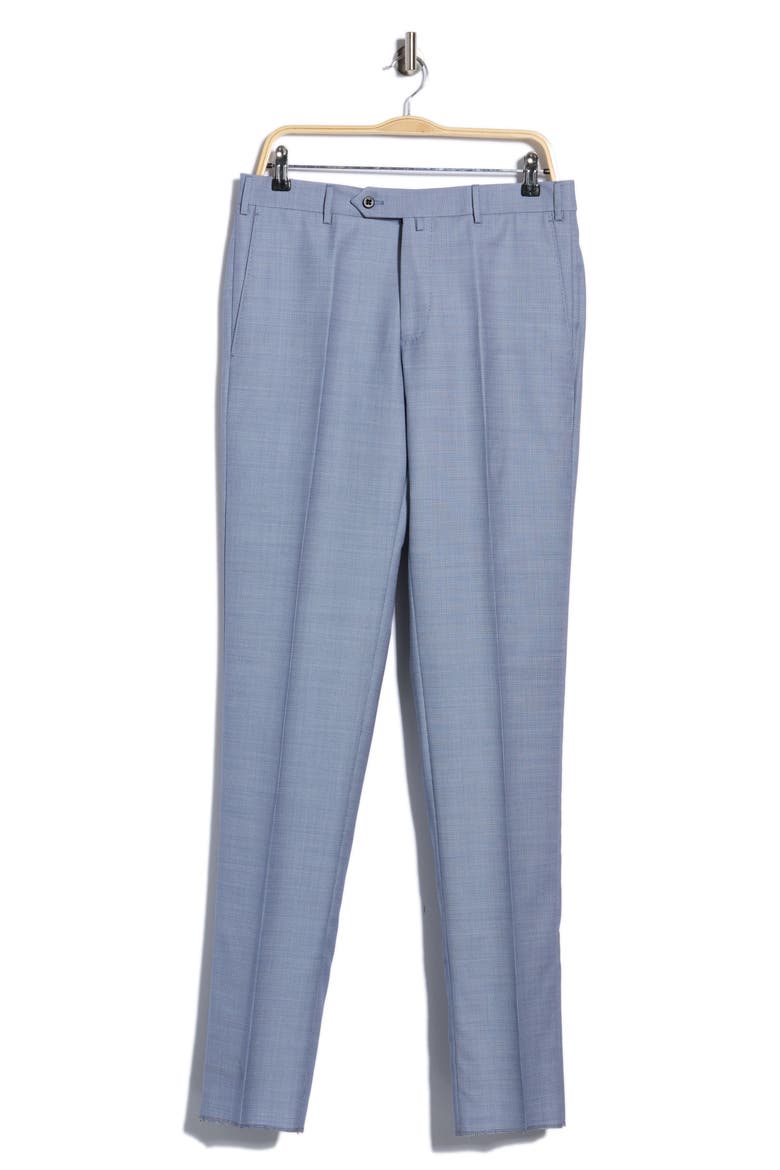 Parker Virgin Wool Blend Trousers, Main, color, LIGHT BLUE