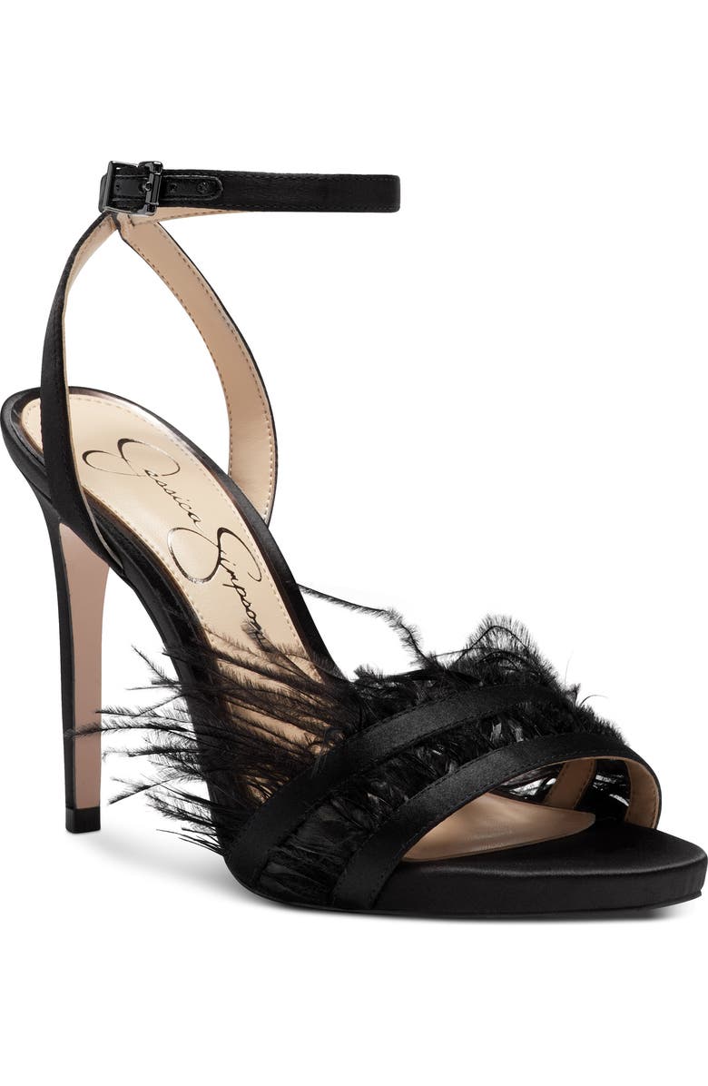 Jessica Simpson Raelin Feather Ankle Strap Sandal, Main, color,