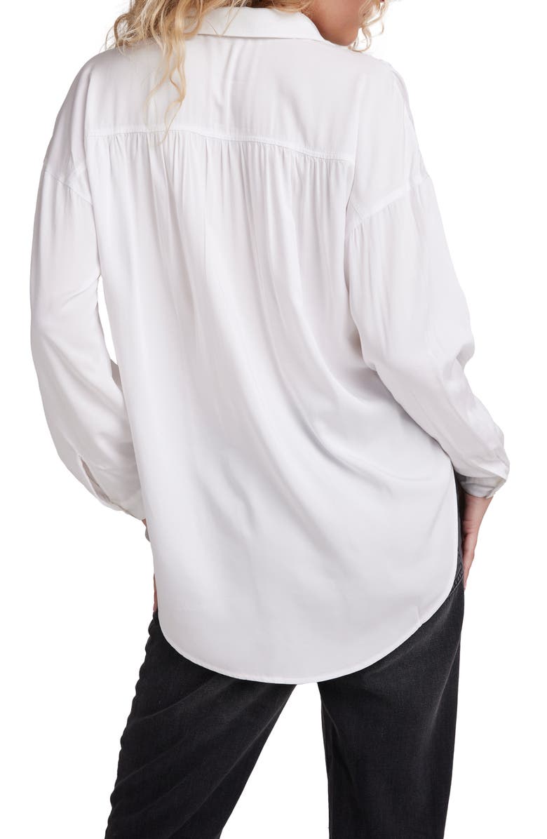 Bella Dahl Flowy Button-Up Shirt, Alternate, color, 