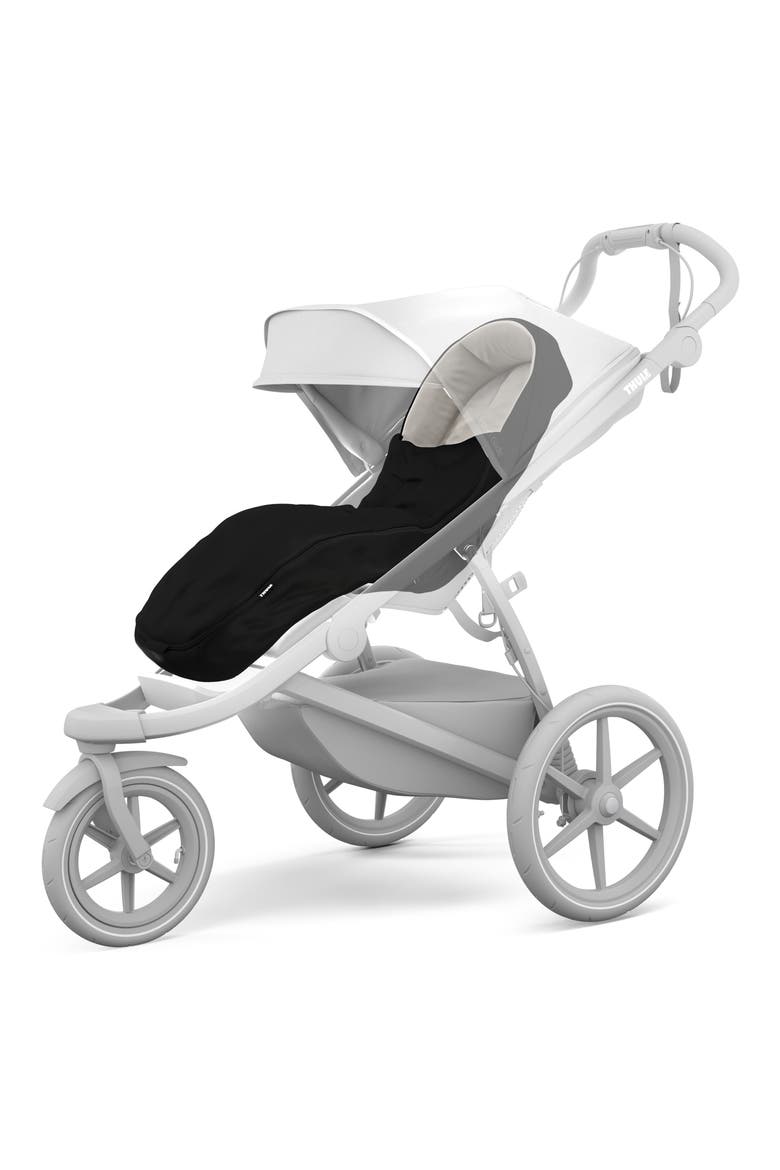 Stroller Footmuff, Alternate, color, BLACK