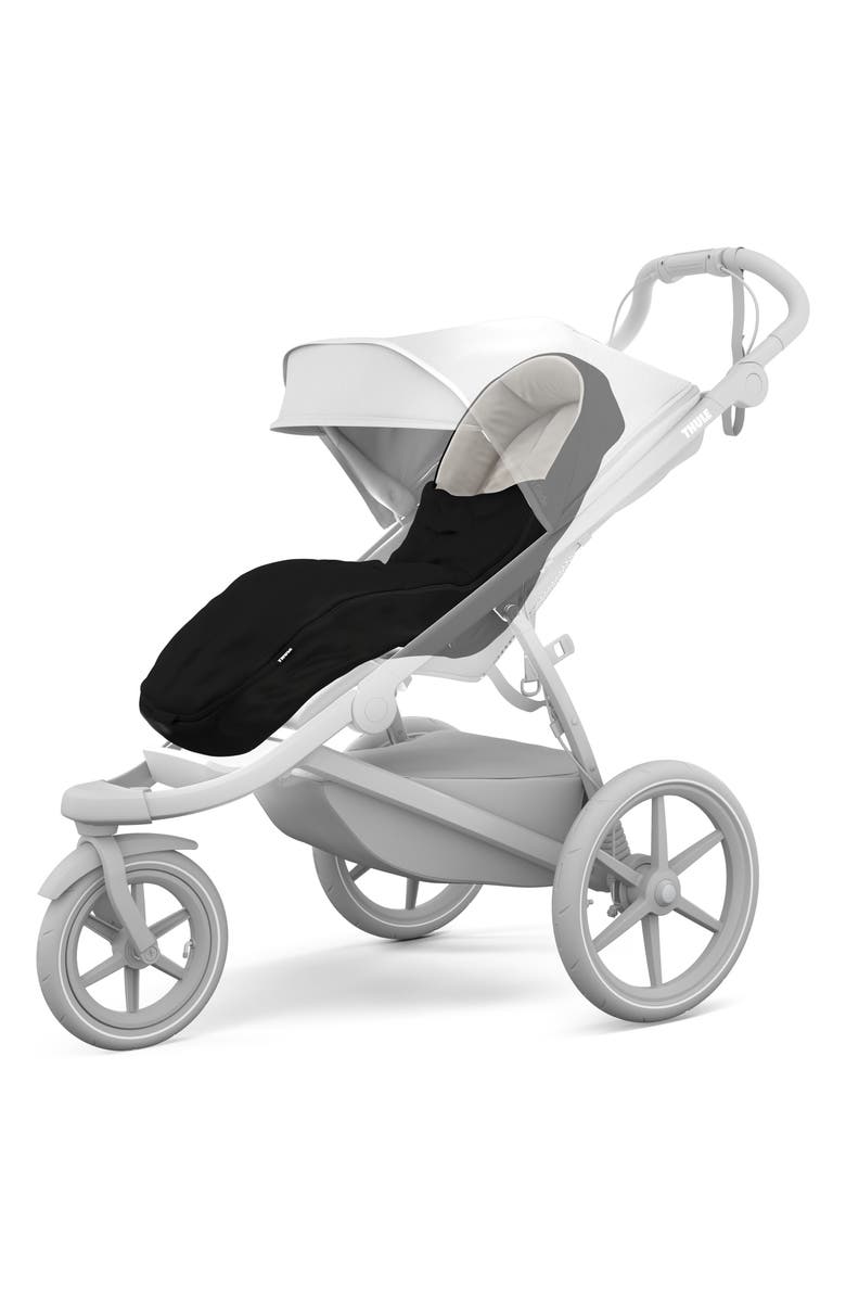 Thule Stroller Footmuff, Alternate, color, Black