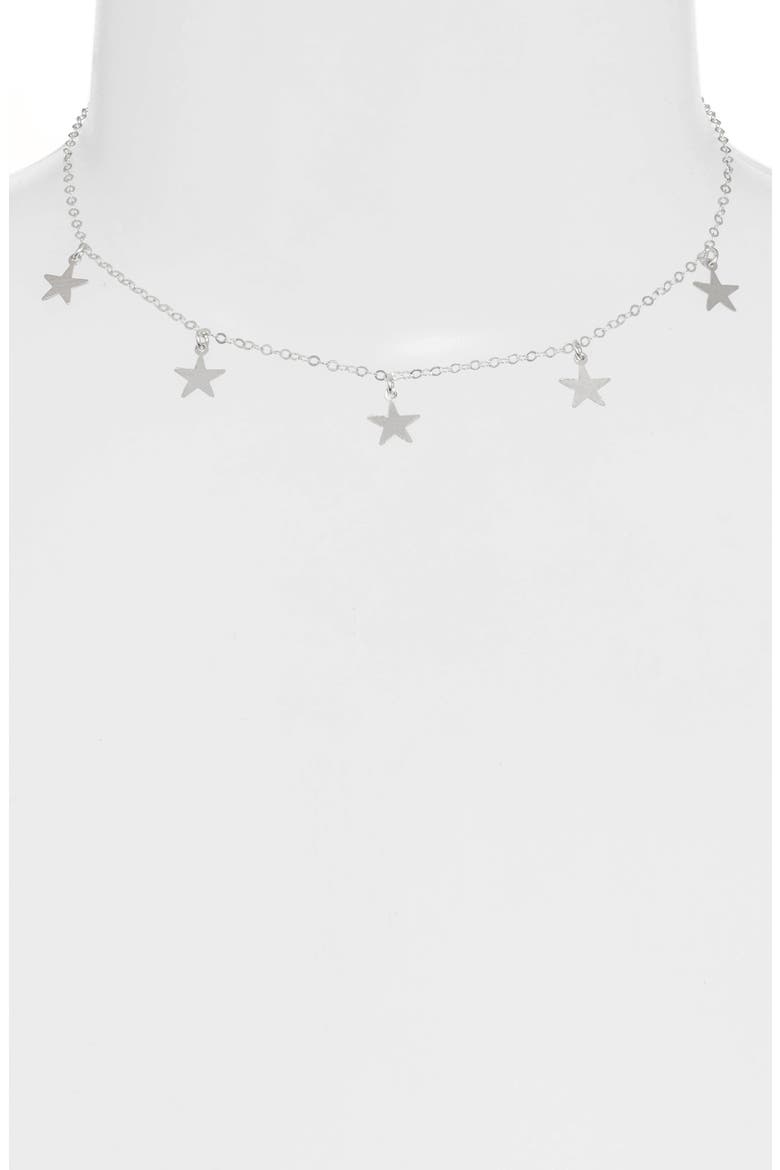 Scarlett Choker Necklace, Alternate, color, SILVER