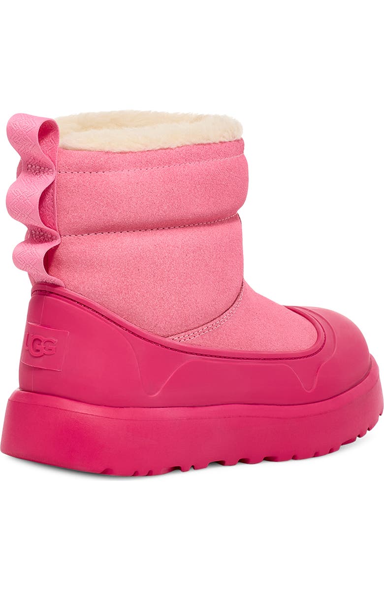 UGG<sup>®</sup> Kids' Classic Mini Mond Waterproof Boot, Alternate, color, Sachet Pink / Berry