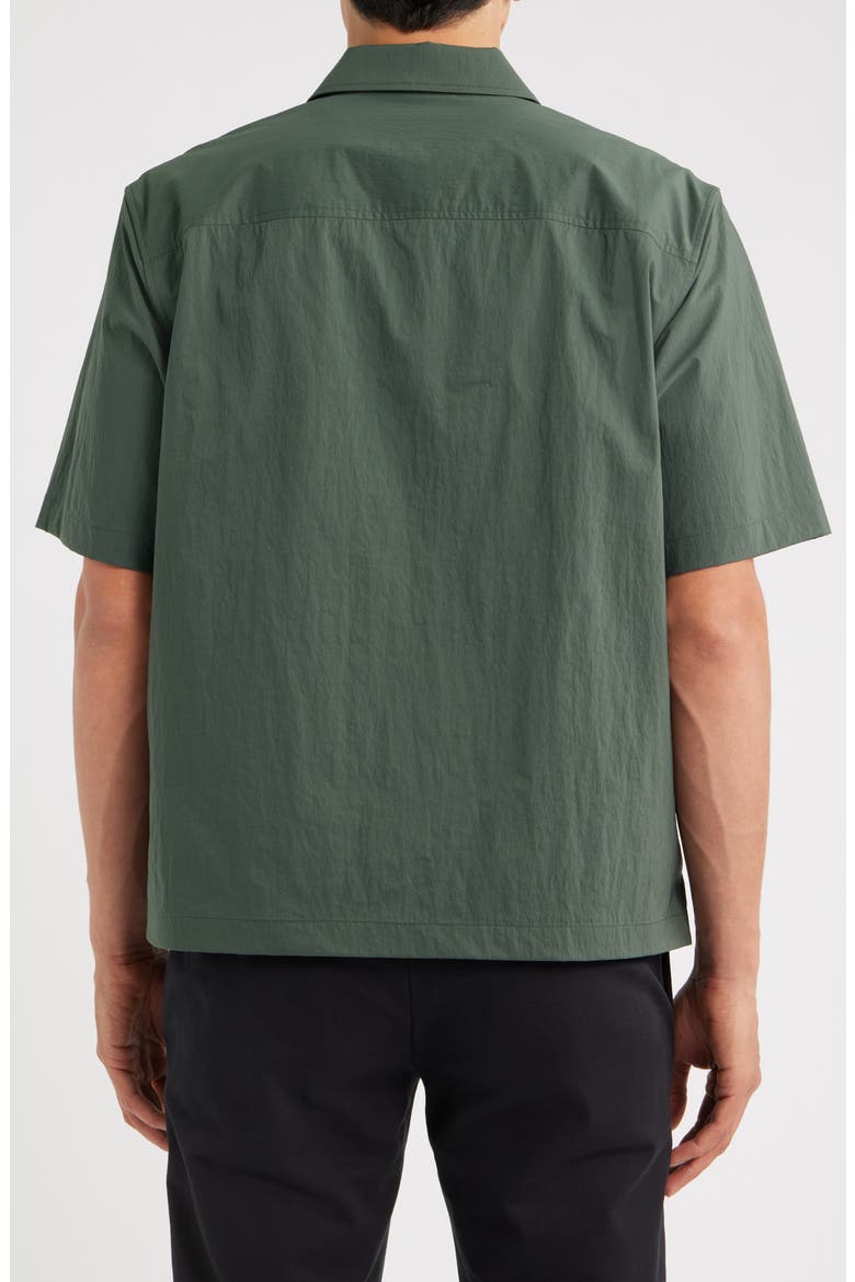 Short Sleeve Button-Up Shirt, Alternate, color, PINE GROVE