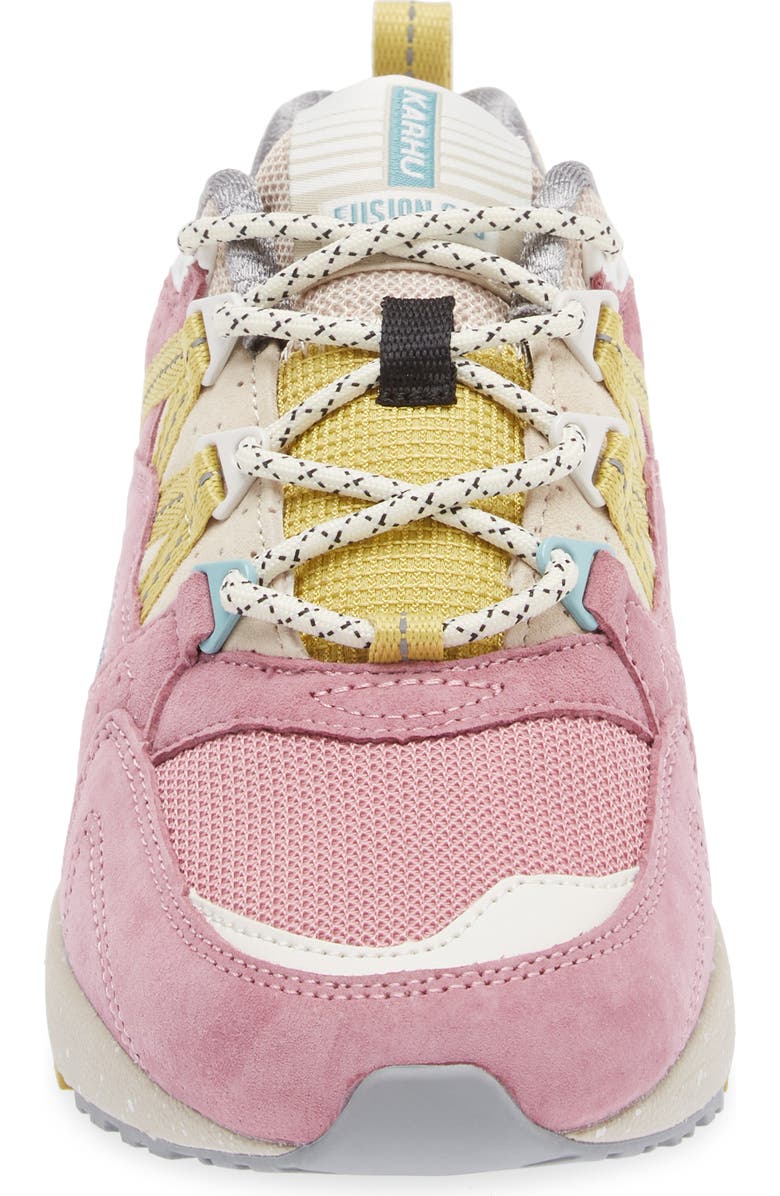 Karhu Gender Inclusive Fusion 2.0 Sneaker, Alternate, color, Lilas/ Golden Green