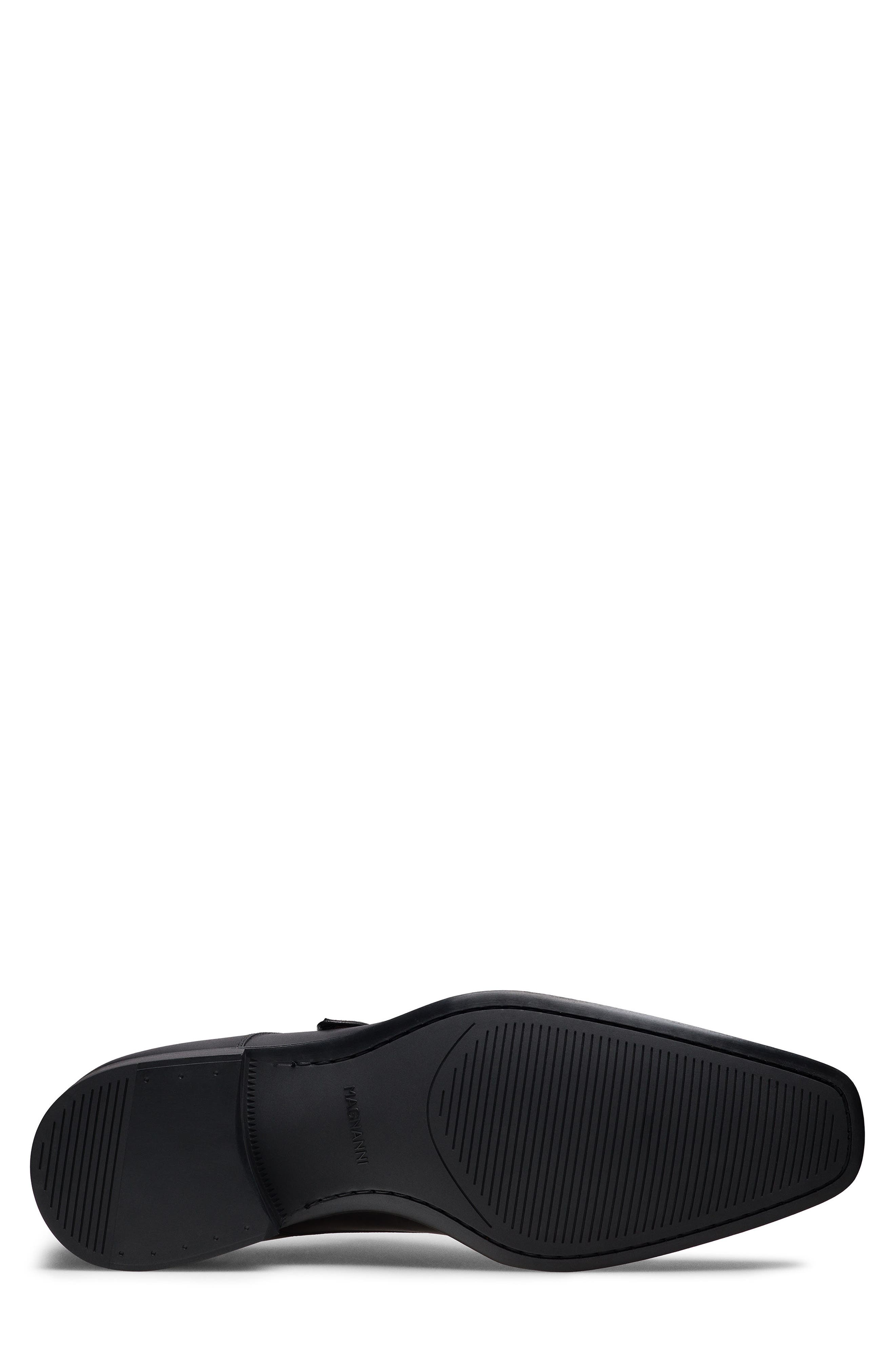 Magnanni Marco V Monk Strap Shoe, Alternate, color, Black