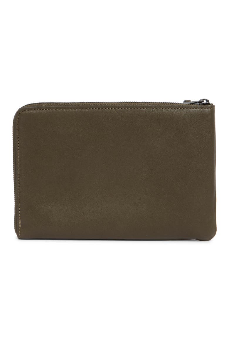 Leather Card Case, Alternate, color, KHAKI