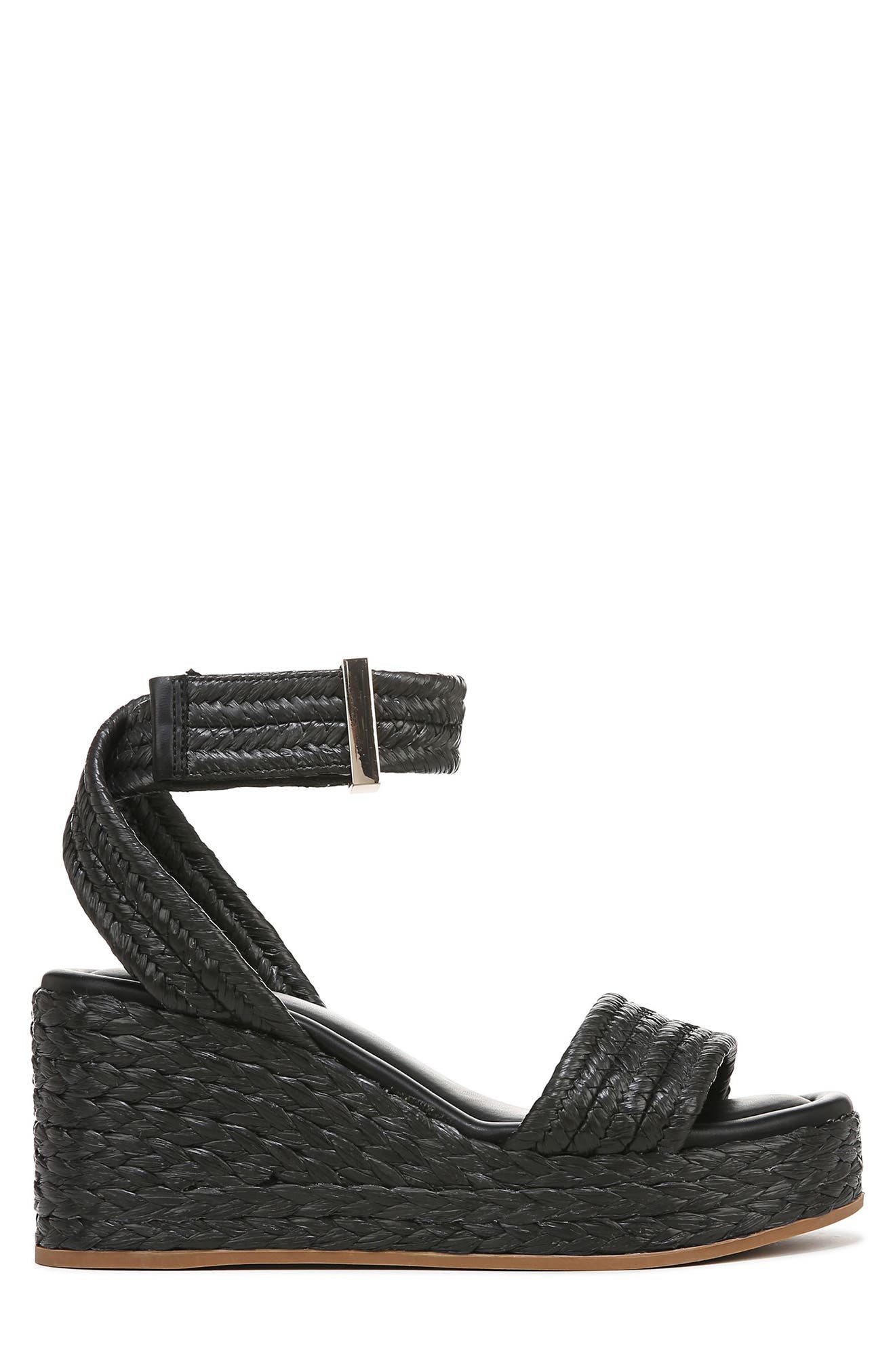 Franco Sarto Pina Ankle Strap Wedge Sandal, Alternate, color, 