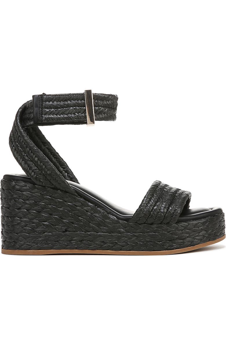 Franco Sarto Pina Ankle Strap Wedge Sandal, Alternate, color,