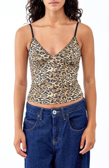 Bdg Urban Outfitters Je T'aime Camisole In Brown