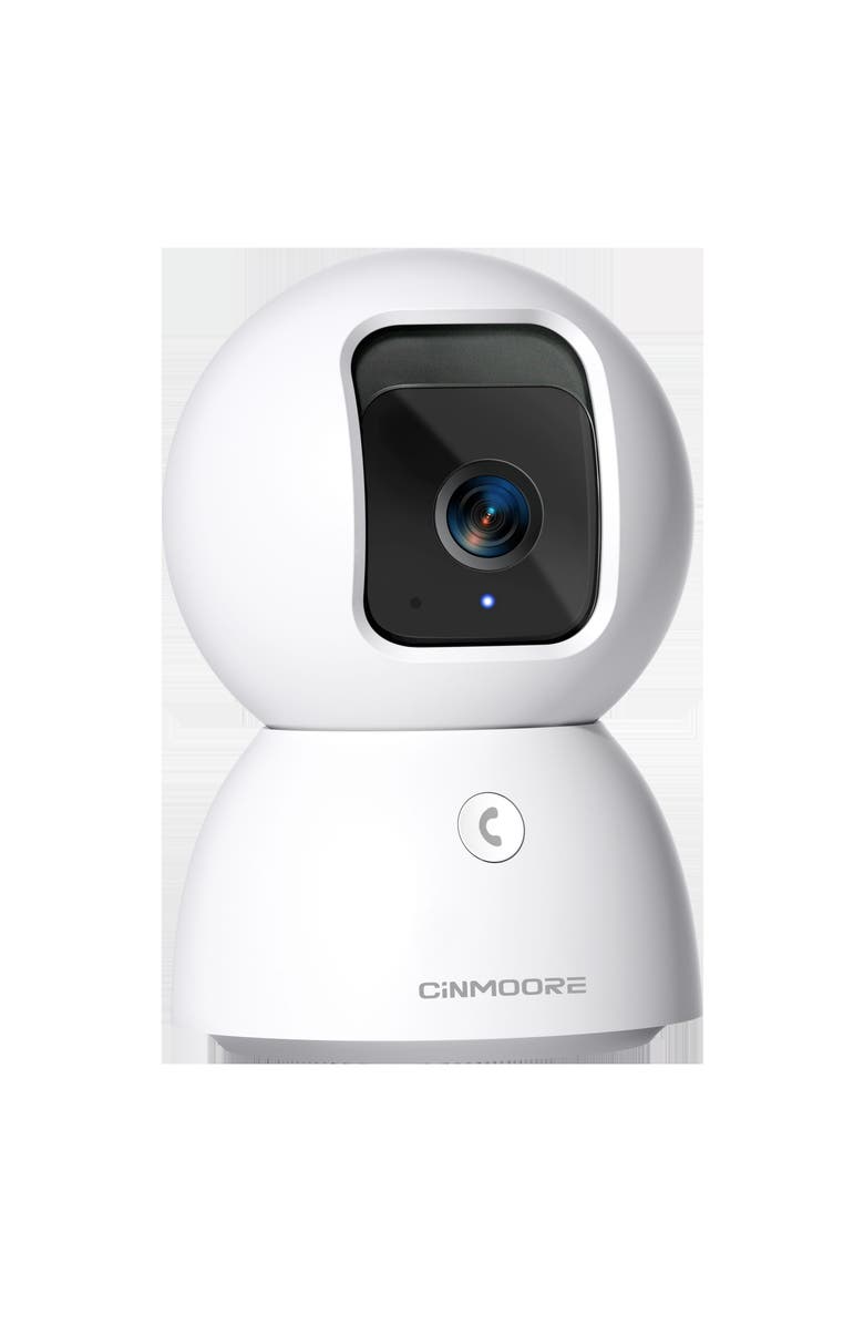 Cinmoore Single Band WiFi Indoor WiFi Camera, Main, color, White