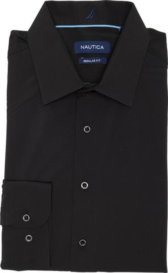 Slim Fit Solid Dress Shirt