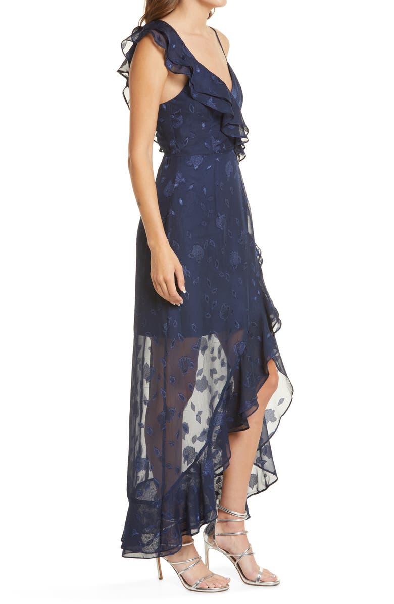 Lulus Forever Be Floral Sleeveless High-Low Dress, Alternate, color,