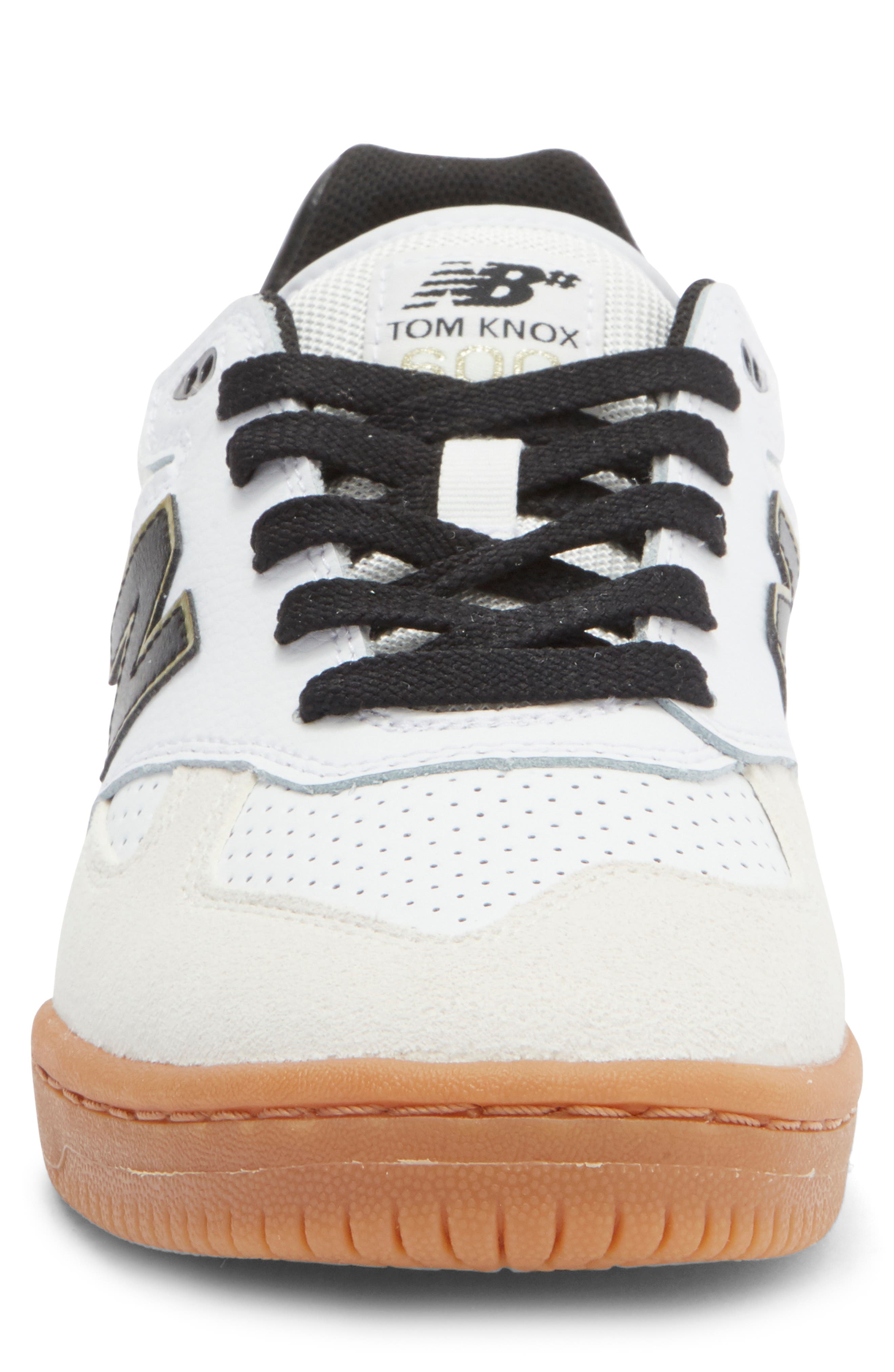 New Balance 600 Sneaker, Alternate, color, White/ Black