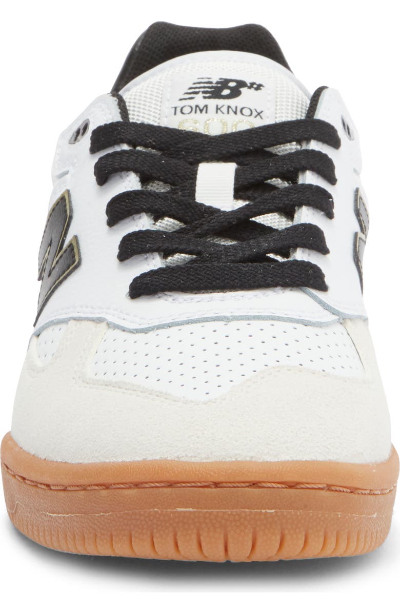 New Balance 600 Sneaker, Alternate, color, White/ Black