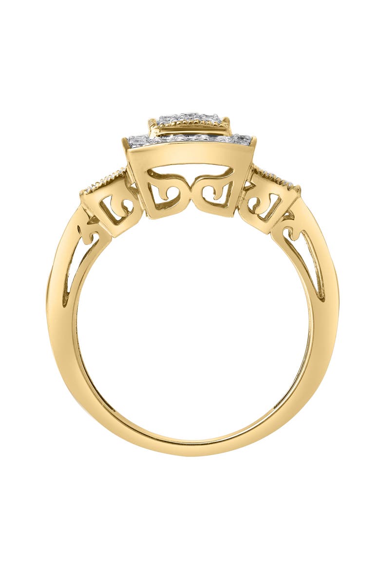 Lunaris 0.45 Ct 10K Gold Diamond Ring, Alternate, color, 10K Yellow Gold