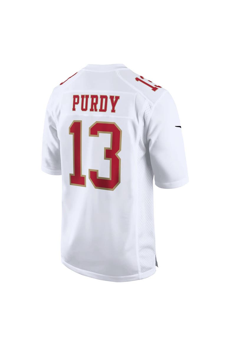 Men's Nike Brock Purdy Tundra White San Francisco 49ers Fashion Game Jersey, Alternate, color, White