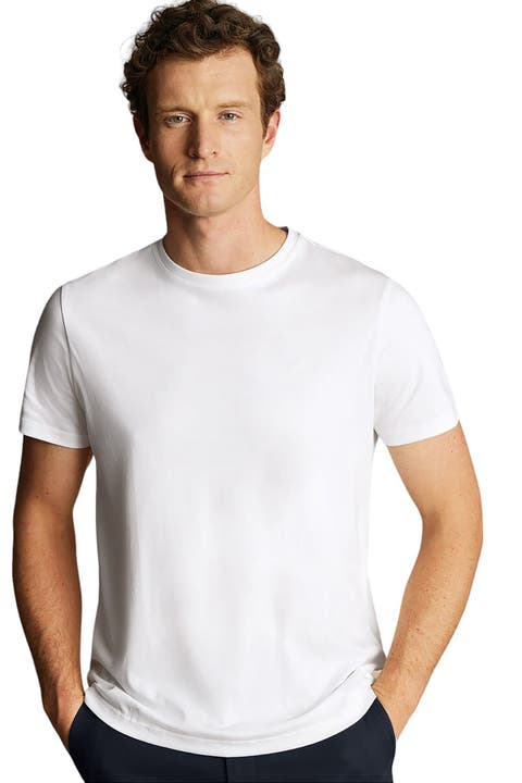 Cotton Jersey Short Sleeve Tyrwhitt Tee