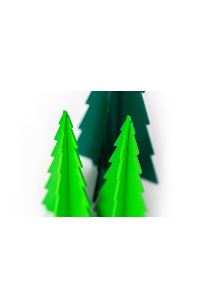 CANDYLAB TOYS Mini Tree 3-Pack, Alternate, color, Green